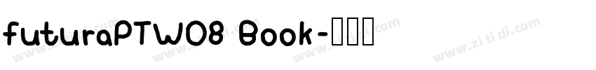 futuraPTW08 Book字体转换